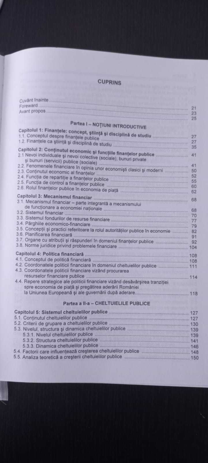 Finanțe publice, Iulian Văcărel, ediția a VI-a