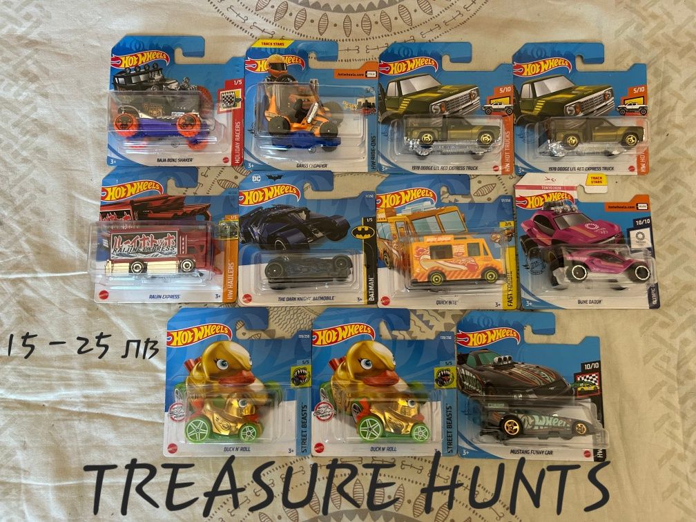 HOT WHEELS колички 1:64 premium, full sets, collections