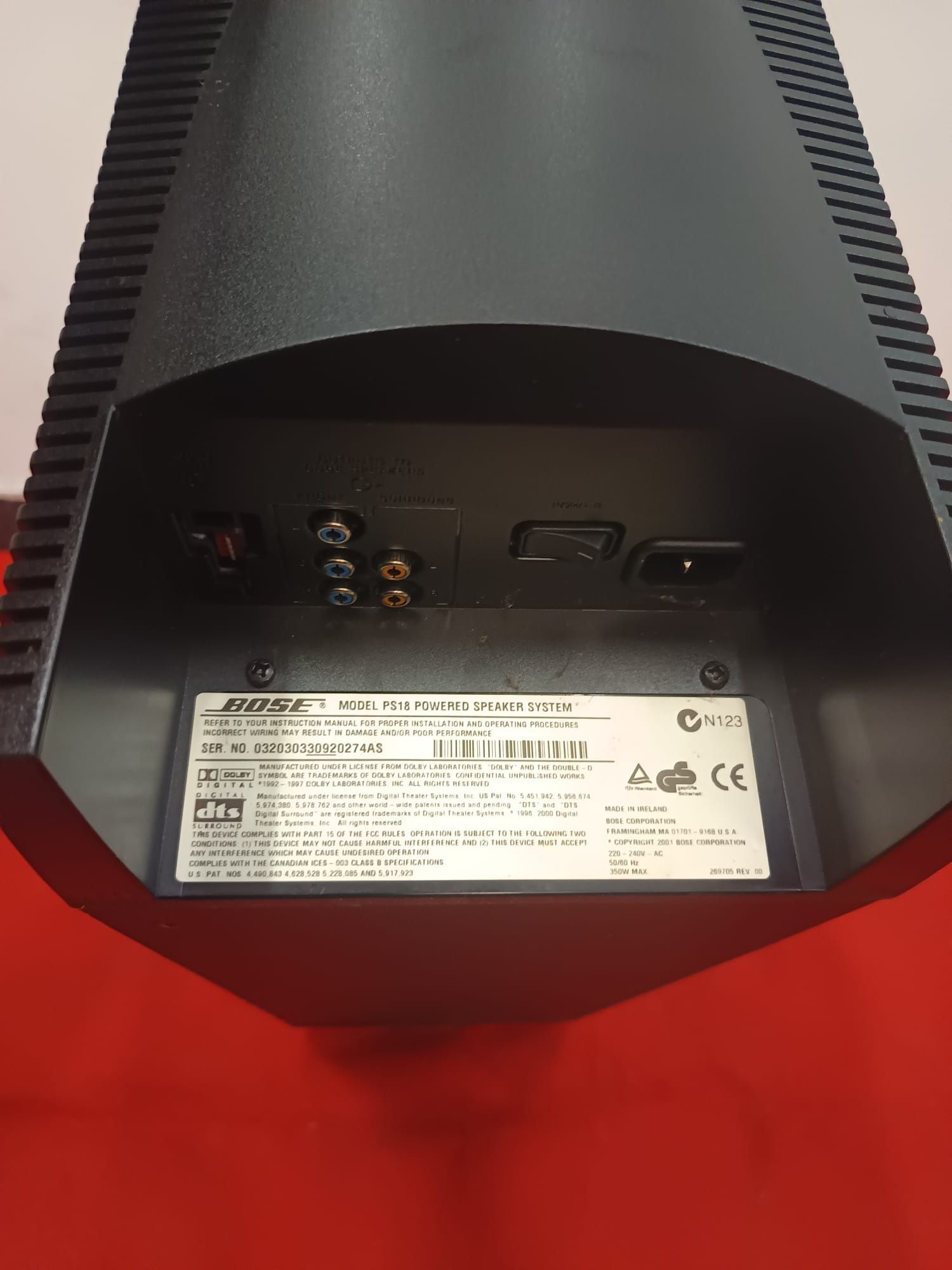 Sistem 5.1 Bose Lifestyle AV18 sateliti dubli