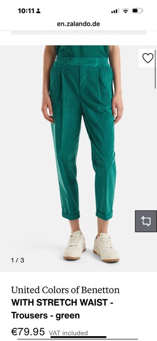 Pantaloni Benetton cu talie elastica