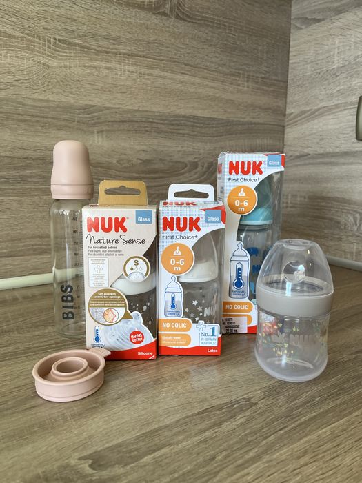 Употребявани бебешки шишета
