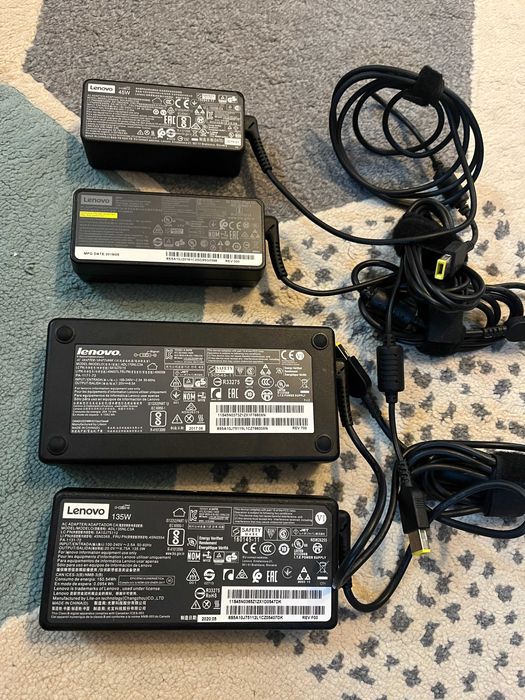 Incarcator laptop Lenovo 20V cu mufa dreptunghiulara galbena