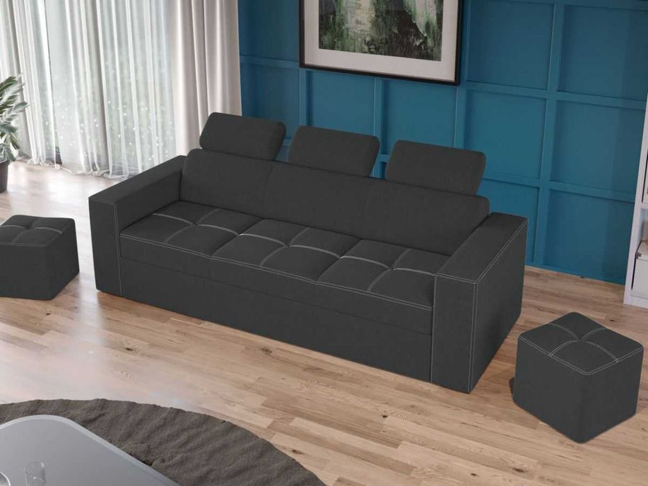 Canapea Paloma Gri - Transport Gratuit in 4-10 zile