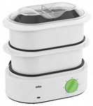 Пароварка Braun FS 3000 WH объем каждой чаши по 2 литра.