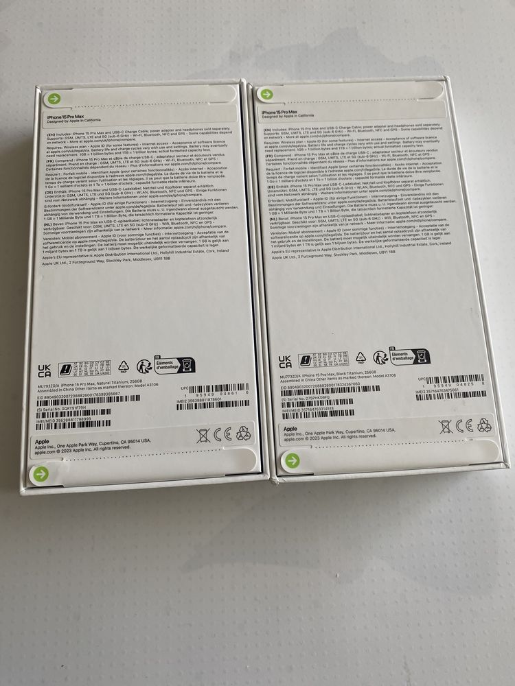 iPhone 15 Pro Max Natural  Titanium 256GB-Нови запечатани гаранция