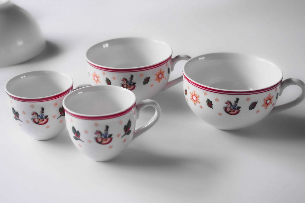 Villeroy & Boch mic dejun piese noi farfurie bol cana Craciun