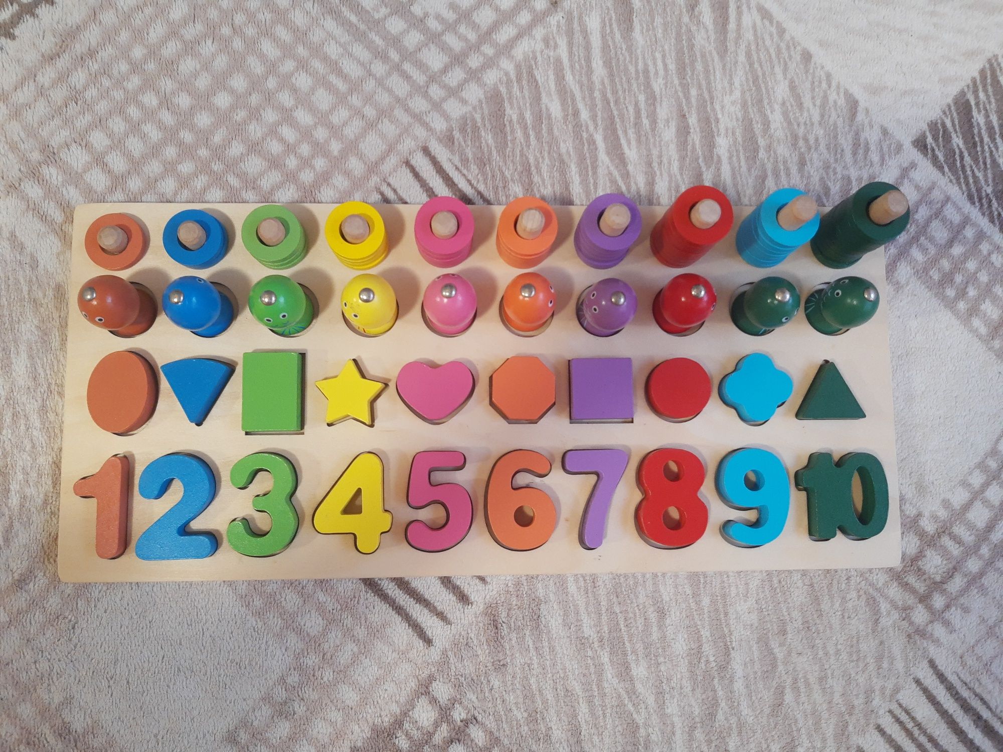 Дървени играчки Монтесори занимания за деца