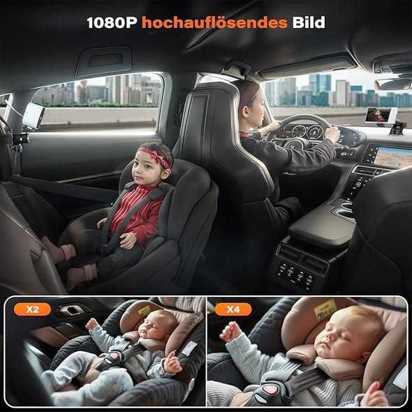 APPS2Car Monitor pentru bebeluși 2 în 1,