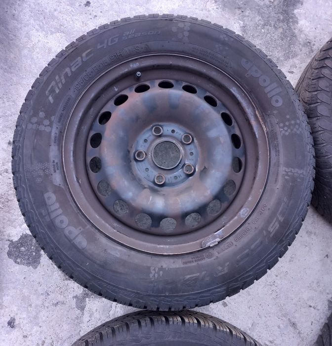 Всесезонни гуми с джанти 15 5×112 Vw Audi Seat Skoda