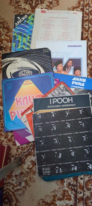 Ванилови грамофонни плочи, ползвани