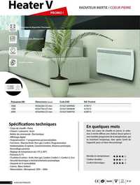 Calorifer/Convector ceramic perete LCD Cayenne by Carrera de la 967RON