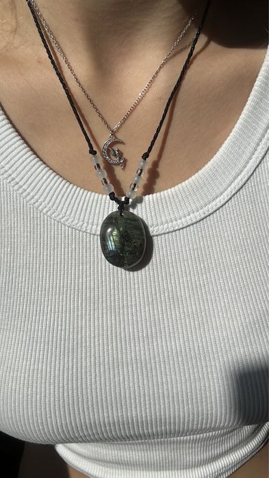 Лабрадорит кулон с очень красивой иризацией!