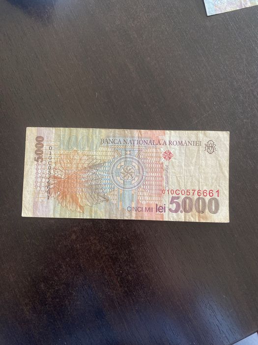 bancnota de 5 mii de lei