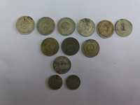 Монети 50,20,10,5 стотинки 1989,1974,1962