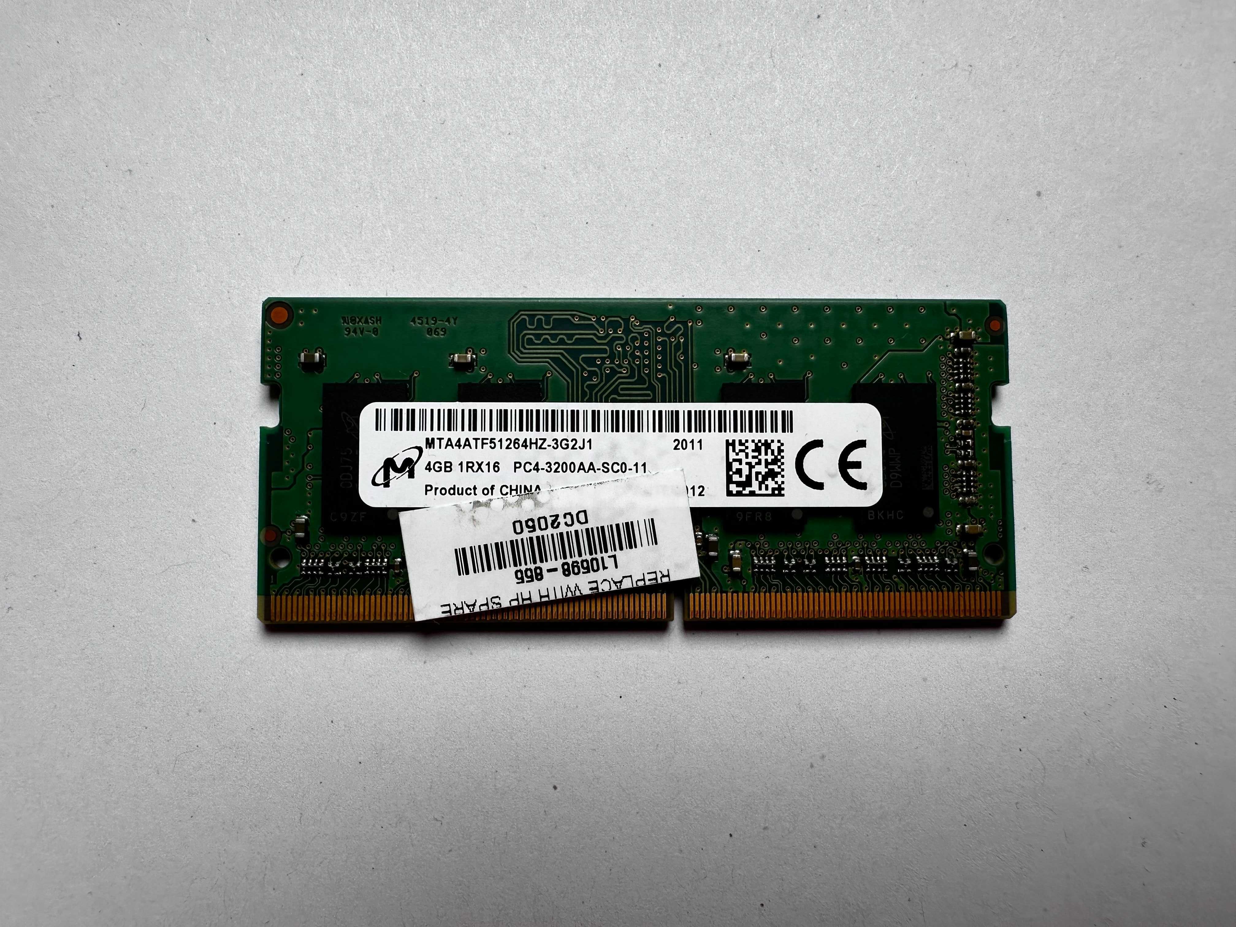 RAM Памет Micron 4GB 3200MHz SODIMM