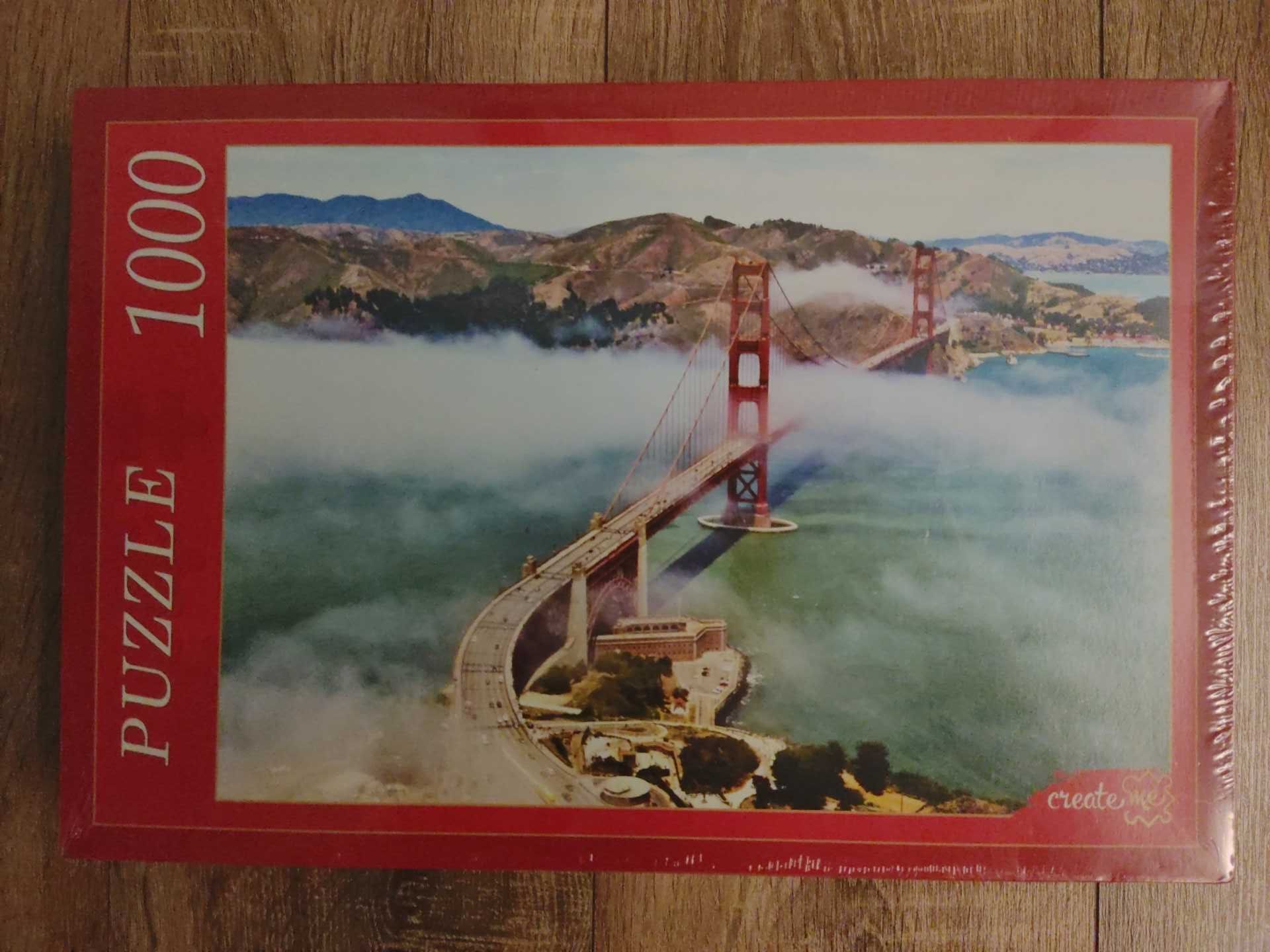 Пъзел от 1000 части – Мостът Голдън Гейт, Сан Франциско & Снежни Алпи