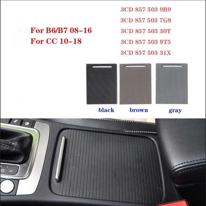 Capace Consola Centrala Volkswagen Passat B6 B7 Negru 3CD857503A