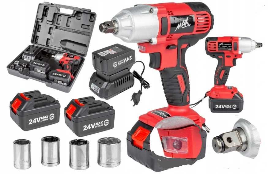 Pistol cheie impact acumulator 280NM 24V 3ah insurubat (MXIWCD24V)