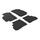 Set covorase auto din cauciuc Opel Karl 08.2015- culoare Negru, presuri Gledring, 4 buc.
