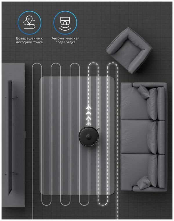 Робот-пылесос Xiaomi Mijia Vacuum Cleaner Pro MJSTS1 Black