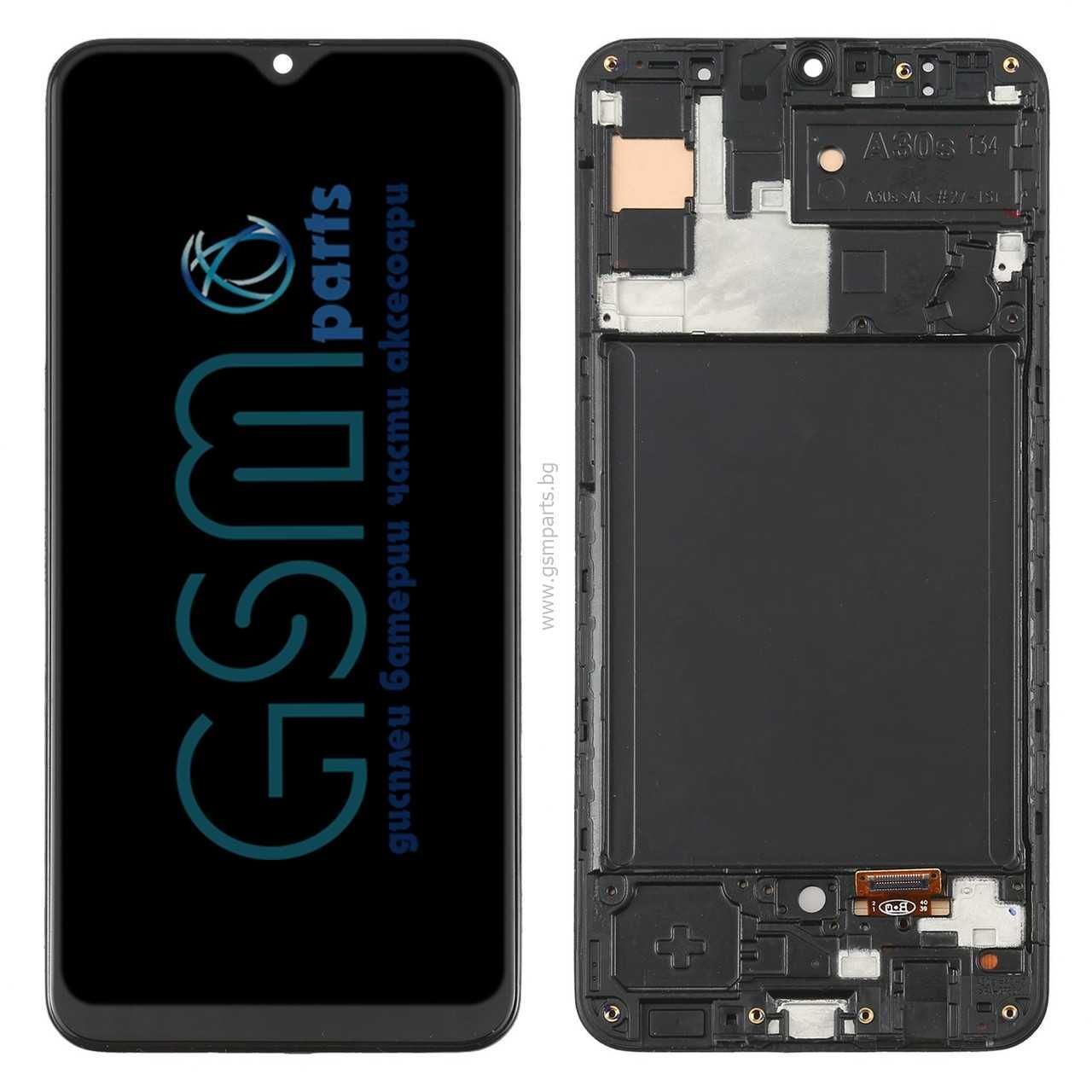 Дисплей + Рамка за Samsung Galaxy A30s + Подарък Лепило и Протектор