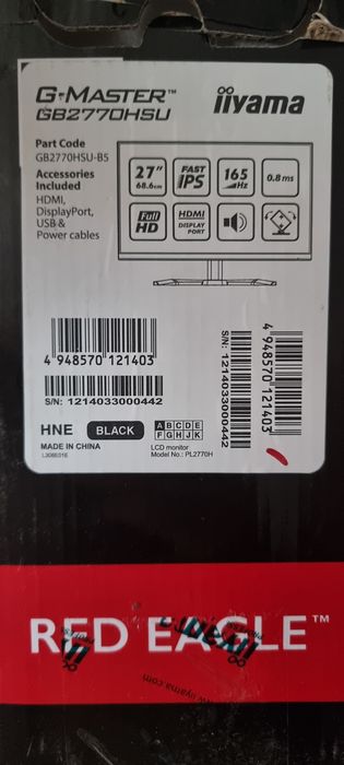 Monitor iiyama 165hz