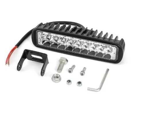 Мощен Лед Бар Led Халоген Лампа Прожектор с Мигач