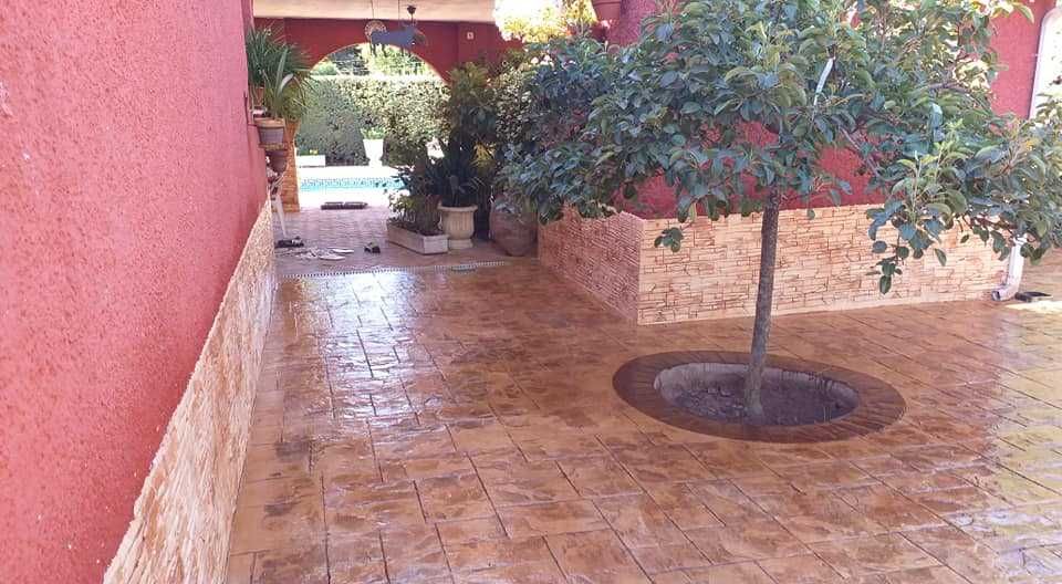 Pavaje beton amprentat