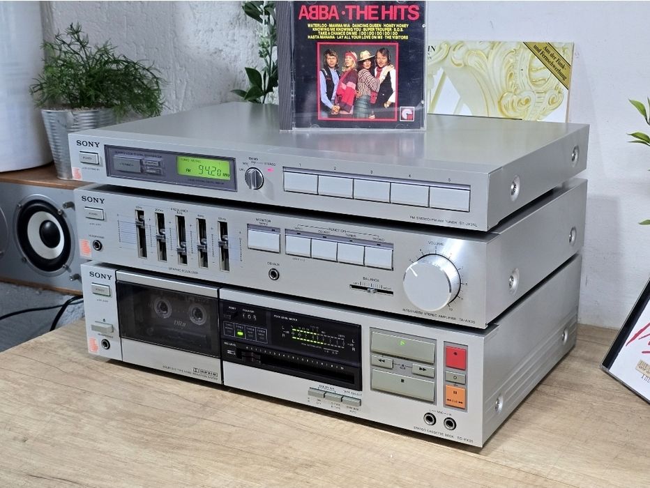 Linie audio SONY, deck tc-fx35, amplificator ta-ax35,tuner st-jx35L