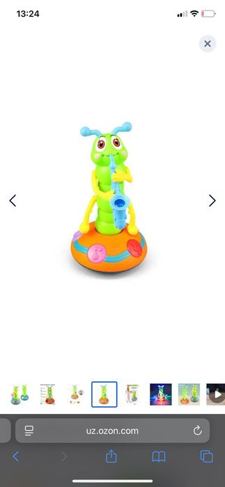 Игрушка для детей гусеница