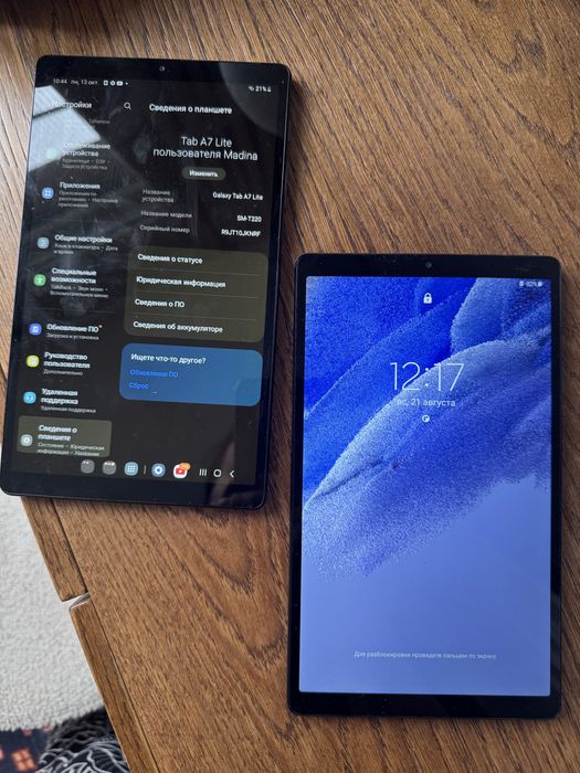 Galaxy Tab A7 Lite б/у  2 штуки