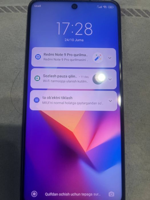 Redmi not 9 pro tel