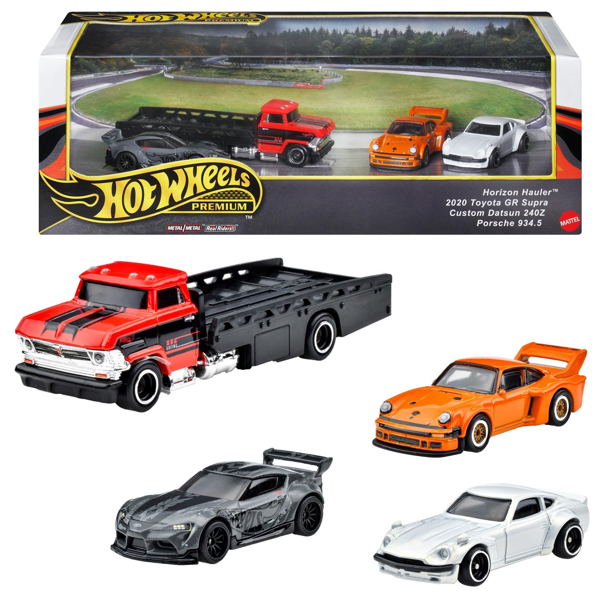 Hot Wheels Premium Diorama ADVAN Racing Team и Hot Wheels 987A-GMH39