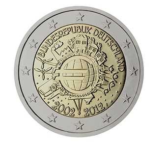 Сет 2 евро монети (възпоменателни) 2010-2013 / 2 Euro Coins