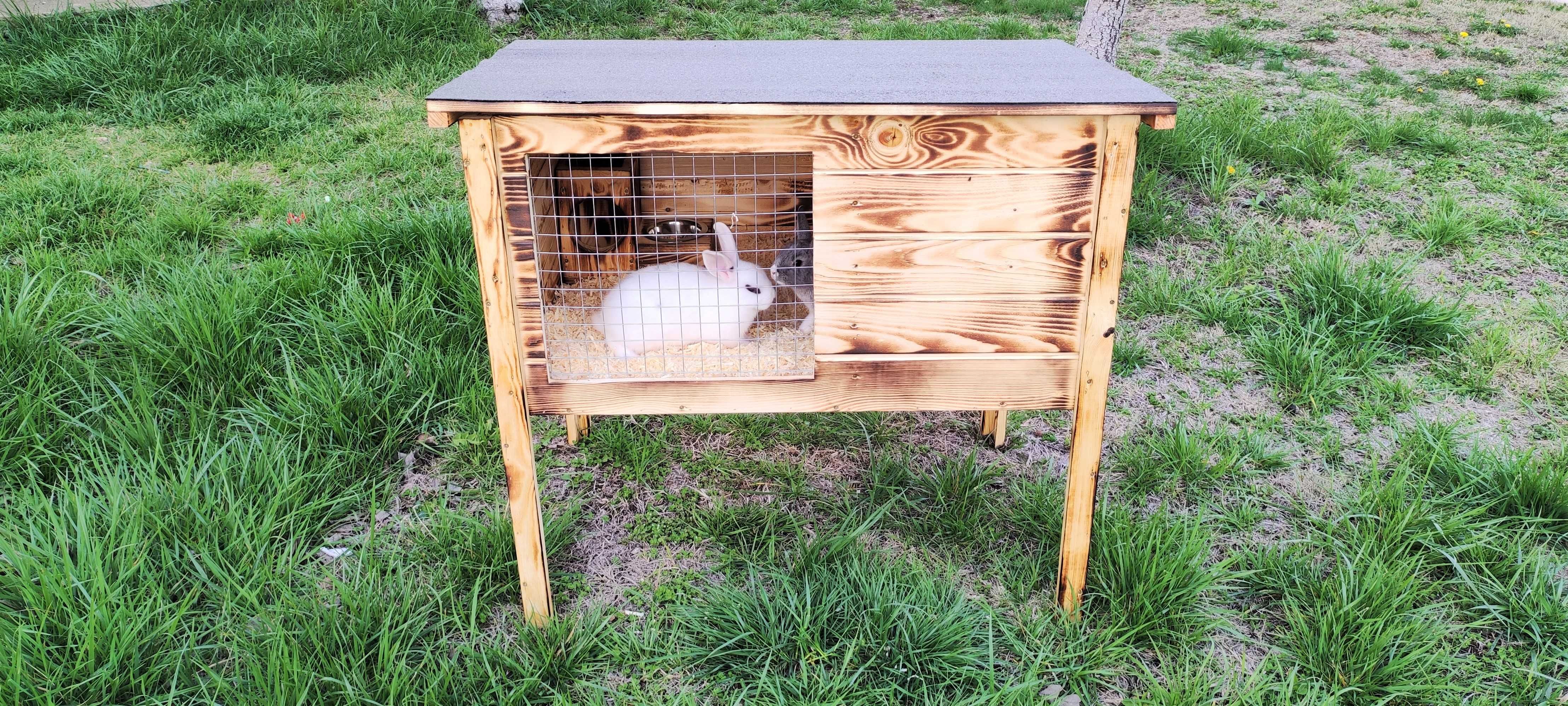 Зайчарник, Дървена клетка за заек, Къща за заек от дърво