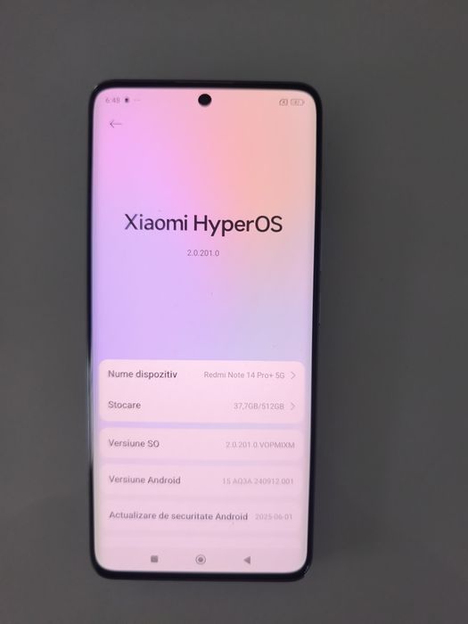Vând Xiaomi Redmi note 14 pro plus