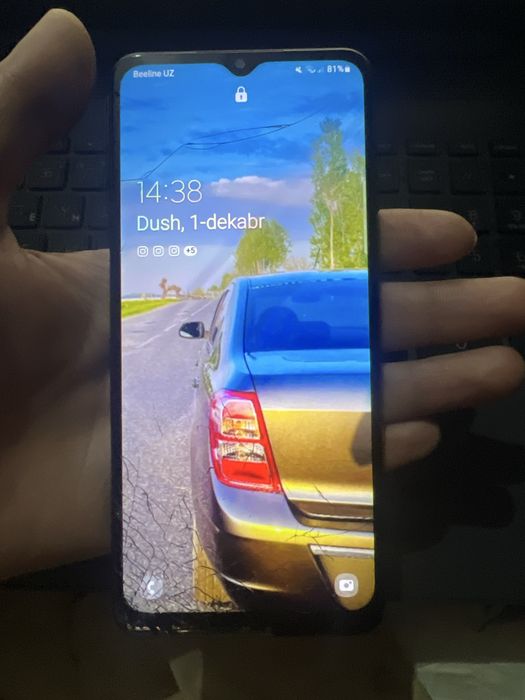 Samsung A12 ekrani rasmda kursatilgan.  Kelishamz