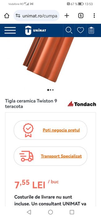 Țiglă ceramica tondach