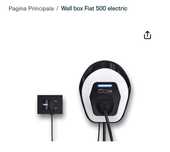 Statie electrica wall box fiat 500 electric