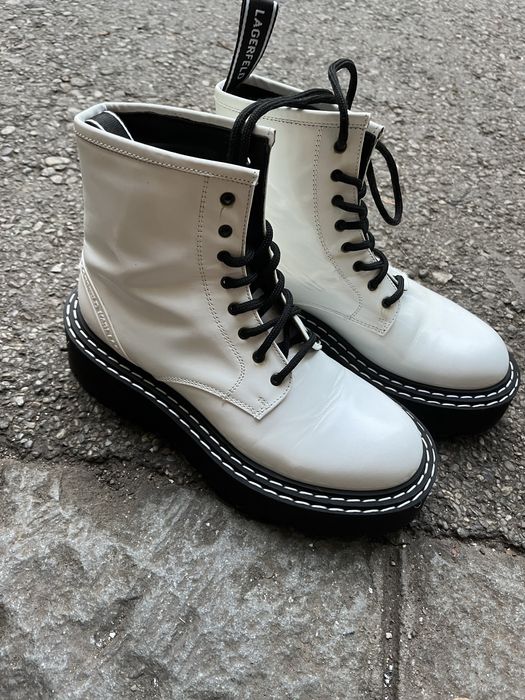Bocanci originali de piele Karl Lagerfeld 38