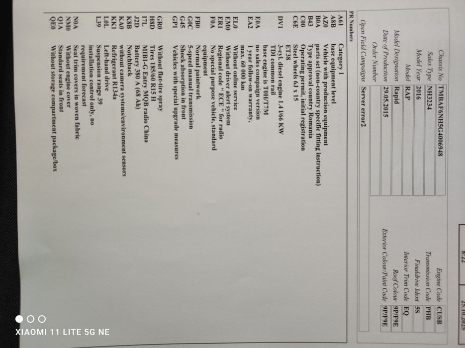 Skoda Rapid, 136000 km, 5900 euro