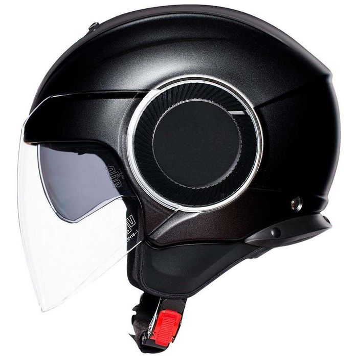 ПРОМОЦИЯ Скутер каска за мотор AGV ORBYT XS 53-54, вградени очила,NEW