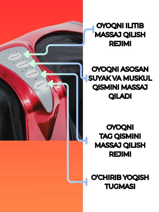 Массажер для ног Oyoq massajor/massaj