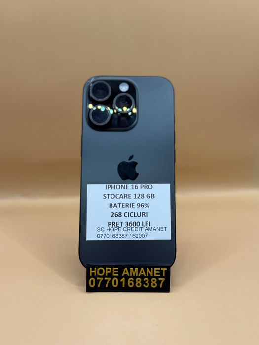 Hope Amanet P4 / IPHONE 16 PRO 128GB 96%