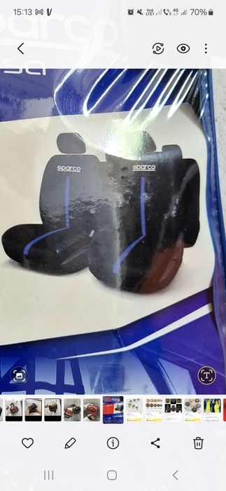 Huse scaune Sparco pentru Ford Ranger