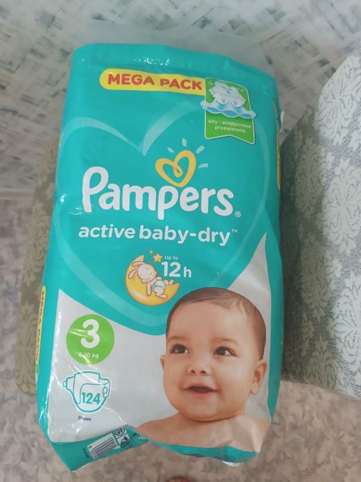 Памперсы мега пачка 3
