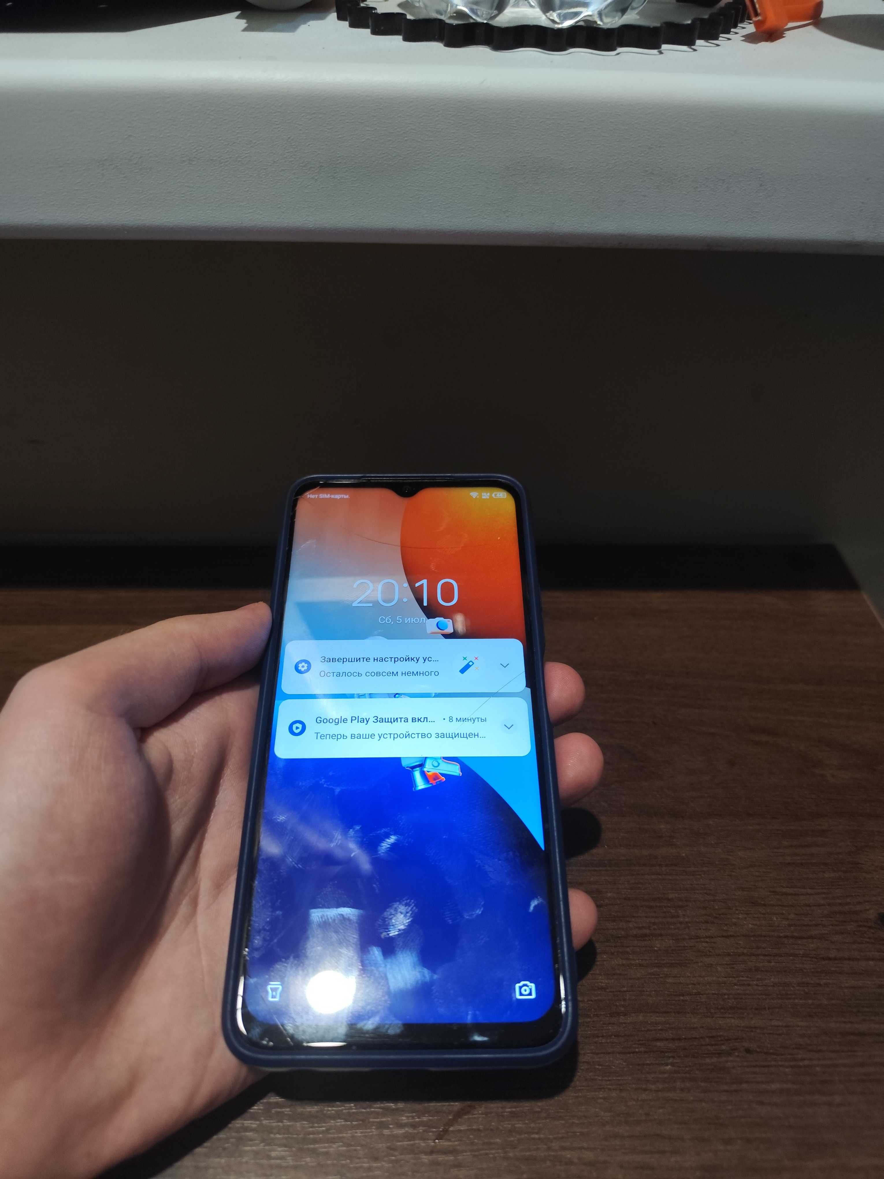 Tecno spark 9pro + чехол(потёртый)