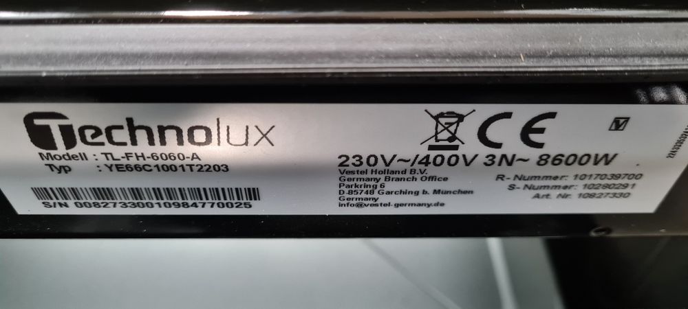 Чисто Нова свободностояща печка TECHNOLUX  Клас А