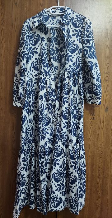 Rochie lungă din bumbac Zara