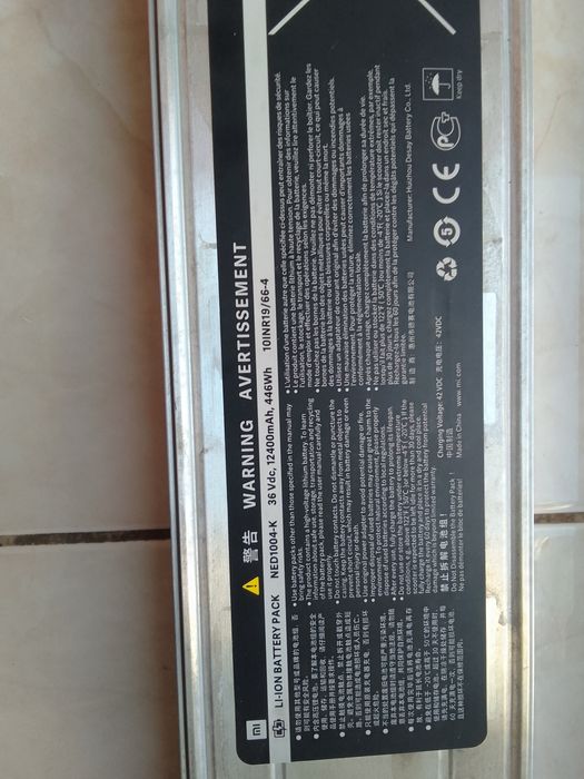 Baterie trotineta electrica xaomi pro 2 aproape noua